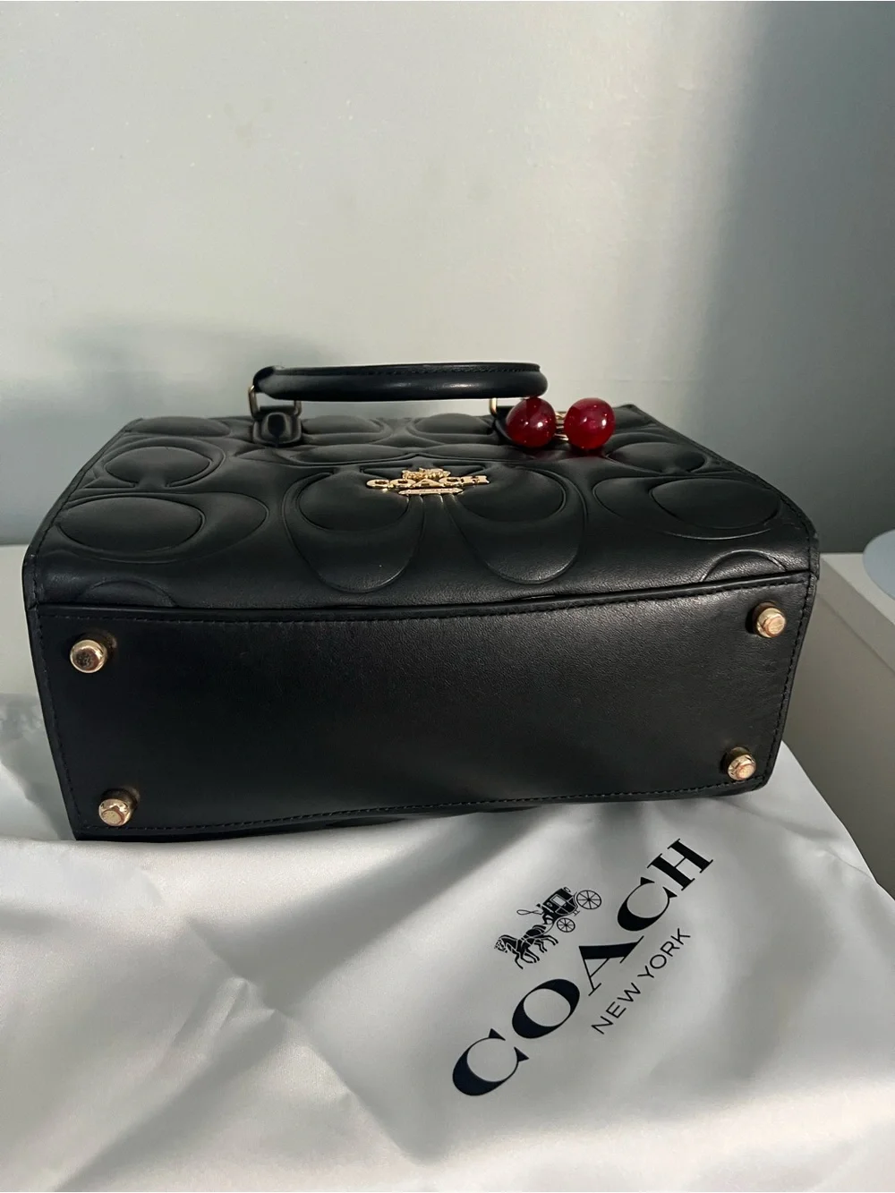 Coach Small Maggie Bag In Signature Leather